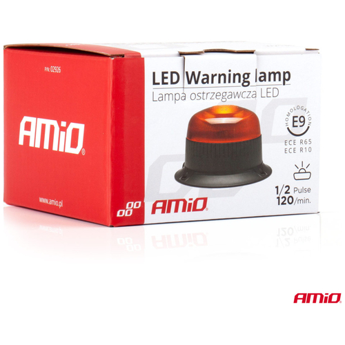 ΦΑΡΟΣ LED MINI 12/24V 18SMD IP56 ΠΟΡΤΟΚΑΛΙ ΒΙΔΩΤΟΣ 113x67mm AMIO -1 ΤΕΜ.