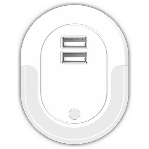 ELVHX - EL130801 | LED Night Light Sensor+2xUSB 5V 2.1A|0.5W|3000k|12lm|{enjoysimplicity}™