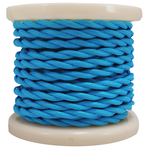ELVHX - EL338023  | Textile Cable Τwist 2x0.75mm²- ρολλό 10mt – Γαλ'αζιο Στριφτό