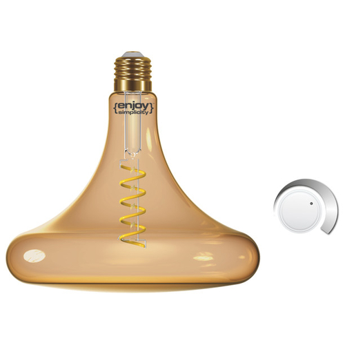 ELVHX - EL822202 | LED SPIRAL FILLAMENT DIM|T180 AMBER 4W(>25w) E27|2000k|250lm|{enjoysimplicity}™