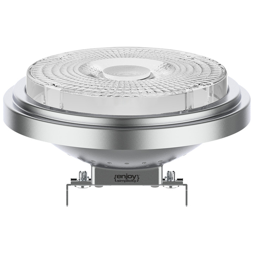 ELVHX - EL811933 | LED AR111 DIM 12V G53|13.3W(>100W)|2700k|1100lm|40◦|Silver|{enjoysimplicity}™