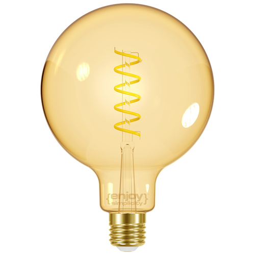 ELVHX - EL825204 | LED FILLAMENT SPIRAL AMBER|G125 4.8W(>32w) E27|2000k|350lm|{enjoysimplicity}™