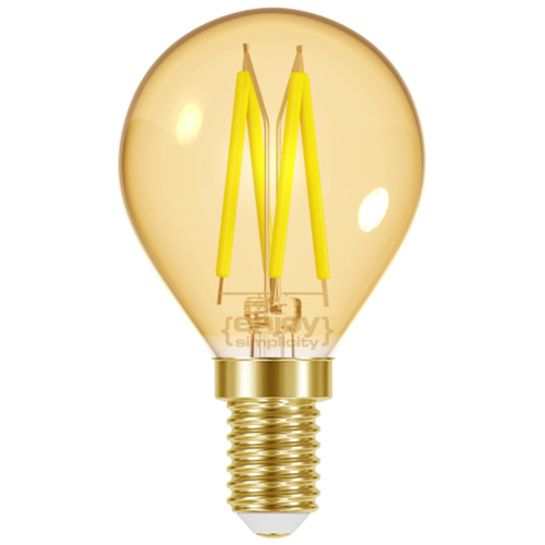 ELVHX - EL825904 | LED FILLAMENT AMBER DIM|P45 4.8W(>28w) E14|2000k|300lm|{enjoysimplicity}™