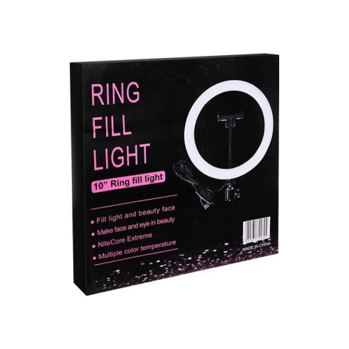 LED Ring light 26cm 20W Black