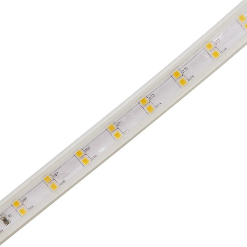 Ταινία LED 1m 9W/m 230V 120LED/m 2835 SMD 990lm/m 120° Αδιάβροχη IP67 Θερμό Λευκό 3000k GloboStar 63091