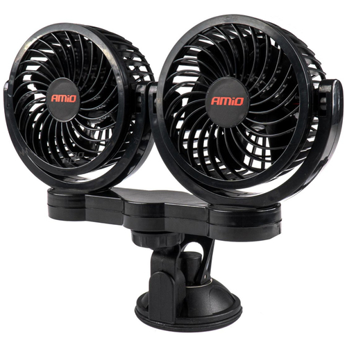 ΑΝΕΜΙΣΤΗΡΑΣ ΔΙΠΛΟΣ 12V 2χ4''(10,8cm) ΜΕ ΦΙΣ ΑΝΑΠΤΗΡΑ/2 ΤΑΧΥΤΗΤΩΝ/ ΜΕ ΒΕΝΤΟΥΖΑ PRO SERIES ΑMiO - 1 TEM.
