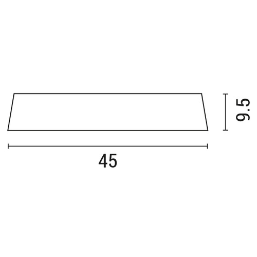 ARTE ILLUMINA ΠΛΑΦΟΝΙΕΡΑ LED 30W Φ450x90 3000Κ ΛΕΥΚΗ/ΜΠΡΟΝΖΕ