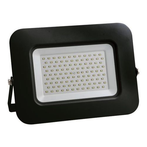 ΠΡΟΒΟΛΕΑΣ LED 100W SMD ΒΑΣΗ 360° ΜΑΥΡΟΣ IP65 6500K PLUS