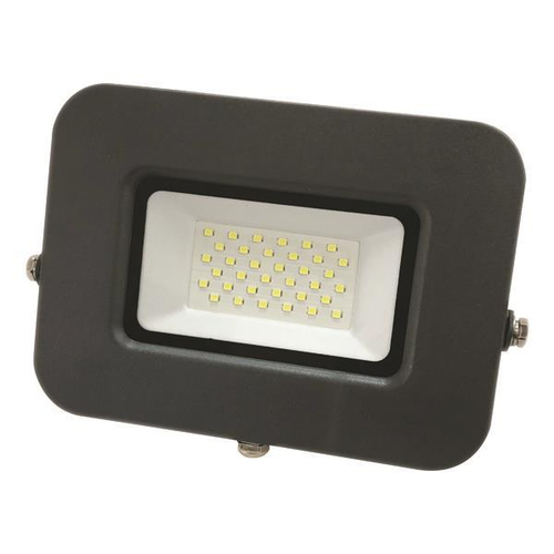 ΠΡΟΒΟΛΕΑΣ LED 30W SMD ΒΑΣΗ 360° ΓΡΑΦΙΤΗΣ IP65 3000K PLUS