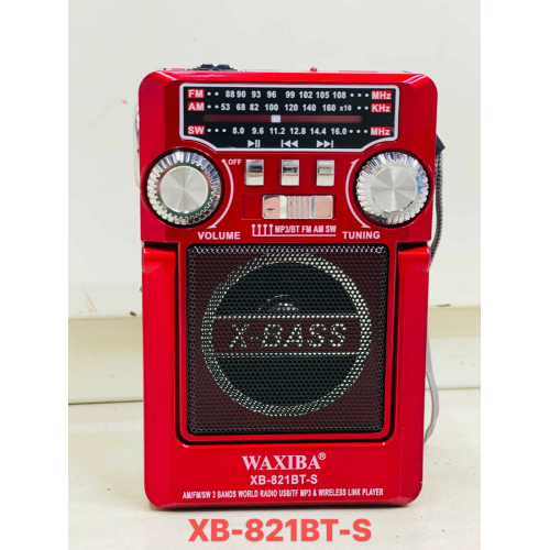 Επαναφορτιζόμενο ραδιόφωνο - XB-821-BT - 108211