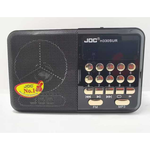 Επαναφορτιζόμενο ραδιόφωνο - JOC-H330 - 863309 - Black