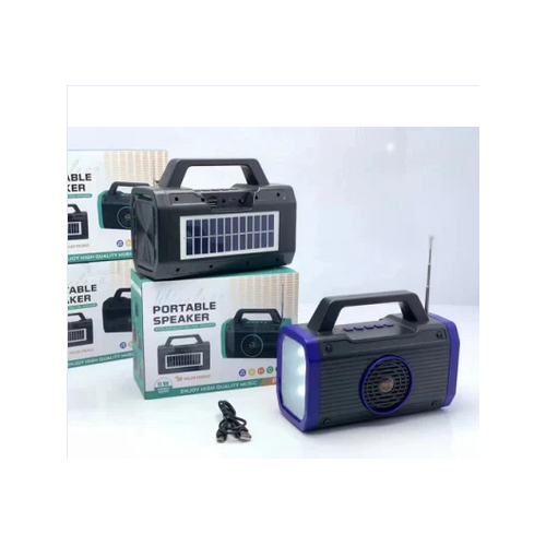 Ασύρματο ηχείο Bluetooth με ηλιακό πάνελ - P418 - 884676 - Blue
