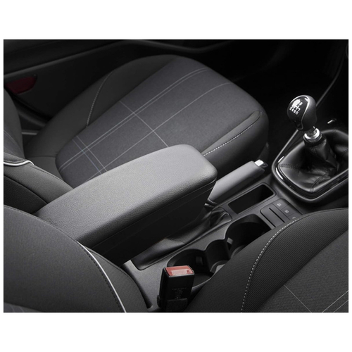 Citroen C3 LHD / C3 Aircross LHD 2017+ Ολοκληρωμένος Τεμπέλης Καθίσματος ARMSTER 3 SEAT MOUNTED από Πλαστικό και Vegan Δέρμα σε Μαύρο Χρώμα RATI - 1 τεμ.