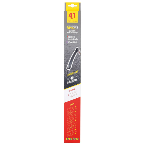 ΥΑΛΟΚΑΘΑΡΙΣΤΗΡΑΣ GRAN PREE SPEED MULTI-FIT ΜΕ 6 ΑΝΤΑΠΤΟΡΕΣ 41CM 16'' LAMPA - 1 TEM.