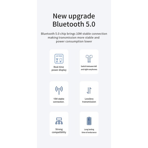 GloboStar® 87051 JOYROOM Originals JR-T03S TWS Earphones με Θήκη Φόρτισης True Wireless Bluetooth V5.0 Binaural Συμβατό με iOS & Android Μαύρο