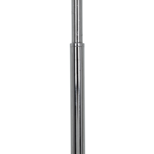 GloboStar® VERSA 00831 Μοντέρνο Φωτιστικό Δαπέδου Μονόφωτο 1 x E27 Ασημί Μεταλλικό Καμπάνα με Λευκή Μαρμάρινη Βάση D15 x H155cm