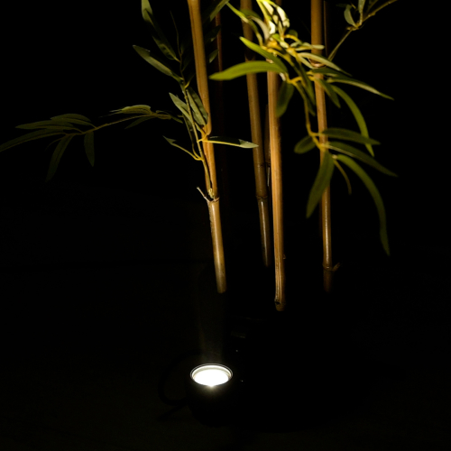 GloboStar® TREELIGHT-TREEDITA 90474 Σποτ Φωτισμού Ειδικό για Φυτά - Δέντρα LED 3W 330lm 8° DC 24V Αδιάβροχο IP67 Μ5.7 x Π6.5 x Υ9.8cm Θερμό Λευκό 2700K - Γκρι Ανθρακί - 3 Χρόνια Εγγύηση