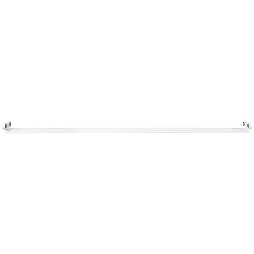 GloboStar® TUBATO 60152 Μεταλλικό Σκαφάκι για 2 x Λάμπες 90CM T8 G13 LED AC 220-240V IP20 Μ90 x Π7.2 x Υ4cm - 5 Χρόνια Εγγύηση