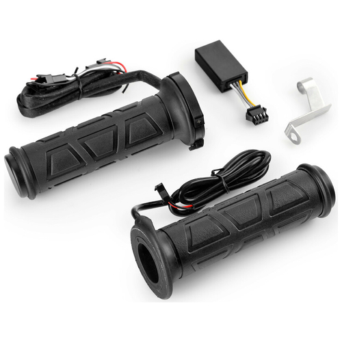 ΧΕΡΟΥΛΙΑ MOTO ΘΕΡΜΑΙΝΟΜΕΝΑ 12V HEATED GRIPS EASY ΜΑΥΡΑ 4 ΕΠΙΠΕΔΩΝ ΘΕΡΜΑΝΣΗΣ LAMPA - 2 ΤΕΜ.