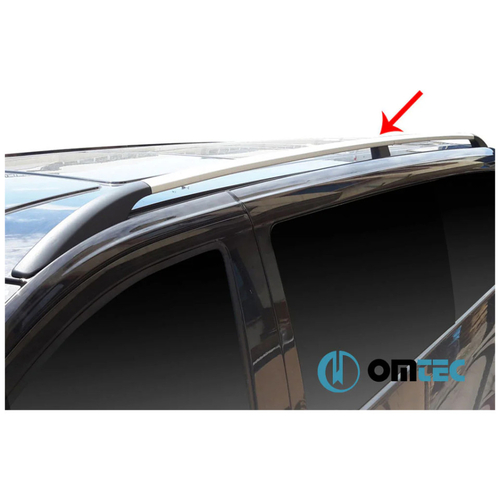 MERCEDES VITO / VIANO W639/W447 2003+ ΠΑΡΑΛΛΗΛΕΣ ΜΠΑΡΕΣ ΑΛΟΥΜΙΝΙΟΥ L3 ΑΣΗΜΙ OMTEC - 2 τεμ.