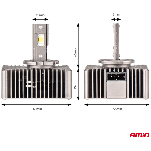 ΛΑΜΠΕΣ LED D5S 9>16V 70W 6.500K 8600lm (ΜΕ ΨΥΚΤΡΑ) XD SERIES ΑΜΙΟ - 2 ΤΕΜ.
