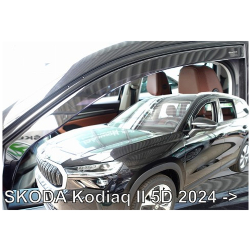 ΑΝΕΜΟΘΡΑΥΣΤΕΣ ΓΙΑ SKODA KODIAQ 5D 2024+ ΣΕΤ ΑΥΤΟΚΙΝΗΤΟΥ ΑΠΟ ΕΥΚΑΜΠΤΟ ΦΙΜΕ ΠΛΑΣΤΙΚΟ HEKO - 4 ΤΕΜ.