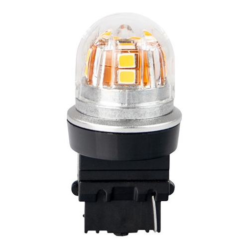 PY27W 12/24V W2.5x15d 15x2835SMD LED CAN-BUS ΠΟΡΤΟΚΑΛΙ PLATINIUM  M-TECH -   1 ΤΕΜ