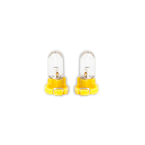 ΛΑΜΠΑΚΙΑ LED T3 12V LED 6.000K ΚΙΤΡΙΝΟ ΦΩΣ 8mm DGA - 2ΤΕΜ.