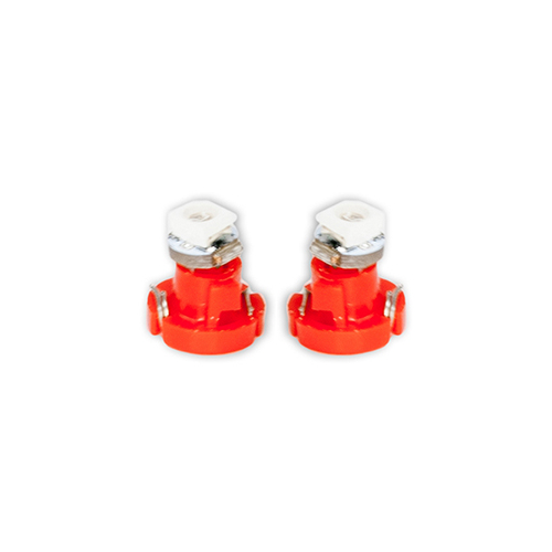 ΛΑΜΠΑΚΙΑ LED T3 12V 1xSMD LED 6.000K ΚΟΚΚΙΝΟ ΦΩΣ 8mm DGA - 2ΤΕΜ.