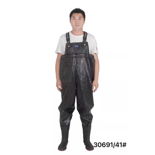 Αδιάβροχη φόρμα εργασίας με γαλότσα - Νο.45-XXL - 30482