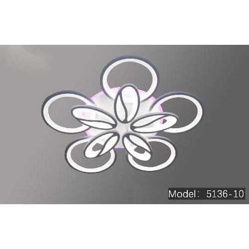 Φωτιστικό οροφής LED - Πλαφονιέρα με Dimmer - 5136-10WH+RGB - 943703