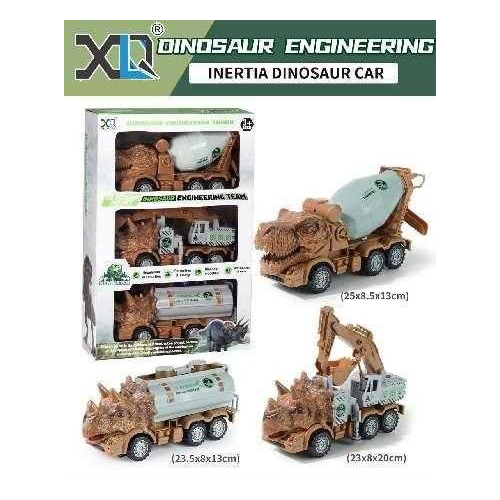 Σετ οχήματα Δεινόσαυροι - 3pcs - XLQ-3L - 305220