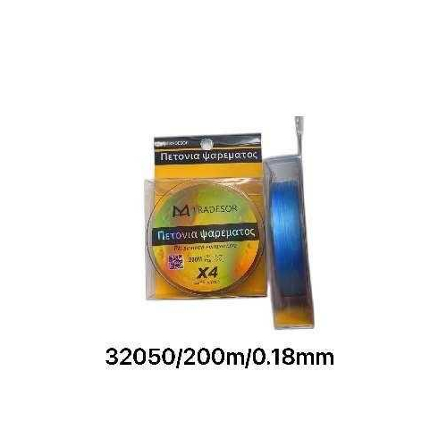 Πετονιά ψαρέματος - Νήμα χρωματιστό - 200m - 0.18mm - 32050
