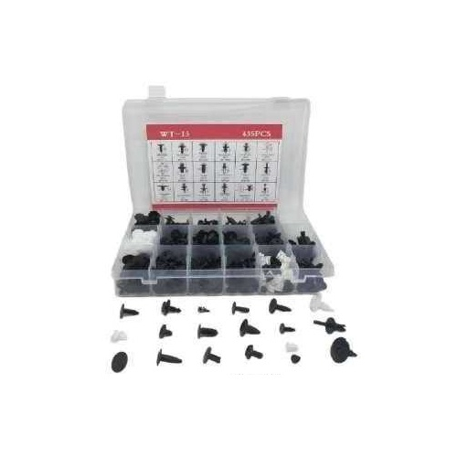 Σετ συνδετήρες αυτοκινήτου 18 τύπων - 435pcs - CD172704 - 727041