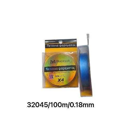 Πετονιά ψαρέματος - Νήμα χρωματιστό - 100m - 0.18mm - 32045