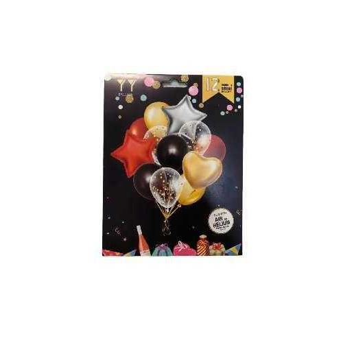 Σετ μπαλόνια party - 12pcs - 024117
