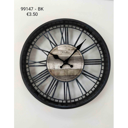 Ρολόι τοίχου - 35cm - 99147-BK