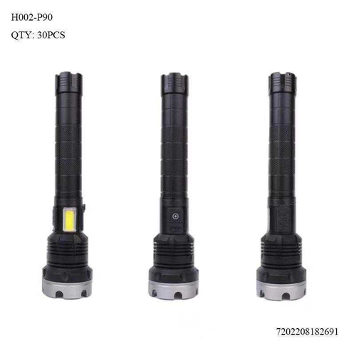Επαναφορτιζόμενος φακός LED - H002-P90 - 182691