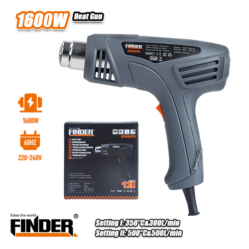 Θερμοπίστολο - Finder - 1600W - 197243