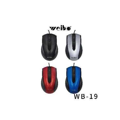 Ενσύρματο ποντίκι Η/Υ - WB19 - Weibo - 651909 - Black