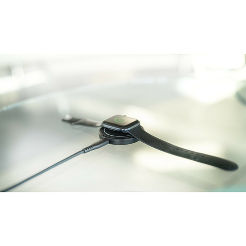 Μαγνητικός, Ασύρματος Φορτιστής Mag Wireless Charging Pad 3 in 1 της σειράς Optiline για Qi Ασύρματη φόρτιση συσκευών με θύρα USB Type C 15W, Καλώδιο 100 cm και MagSafe τεχνολογία