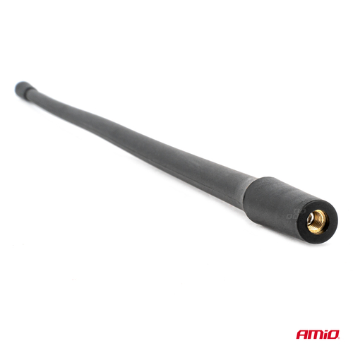 ΚΕΡΑΙΑ ΟΡΟΦΗΣ ANTM12 33cm ΜΕ 2 ΑΝΤΑΠΤΟΡΕΣ 5-6mm ΜΑΥΡΗ ΑΜΙΟ - 1 ΤΕΜ.