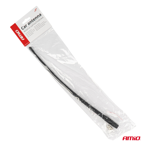 ΚΕΡΑΙΑ ΟΡΟΦΗΣ ANTM12 33cm ΜΕ 2 ΑΝΤΑΠΤΟΡΕΣ 5-6mm ΜΑΥΡΗ ΑΜΙΟ - 1 ΤΕΜ.