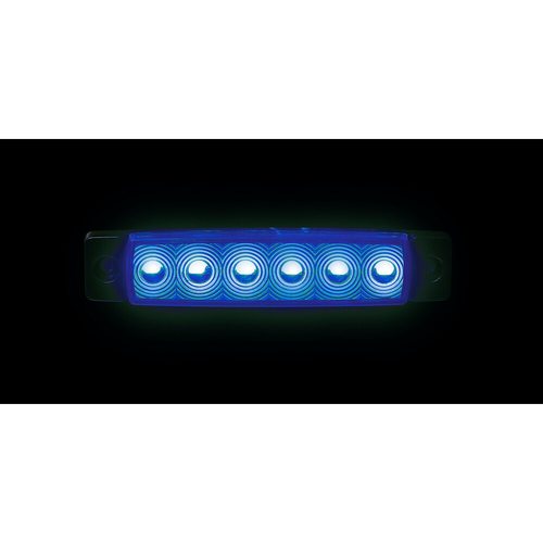 ΦΩΣ ΟΓΚΟΥ 9>32V 6 LED ΜΠΛΕ ΧΡΩΜΑ 95,6x19,8mm LAMPA -  1 Τεμ.