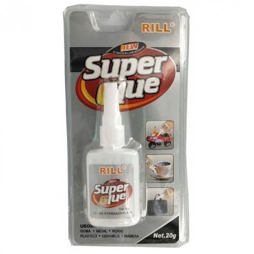 Κυανοακρυλική κόλλα ισχυρής δράσης - 20gr - RL9200 - Super Glue Rill – 669206