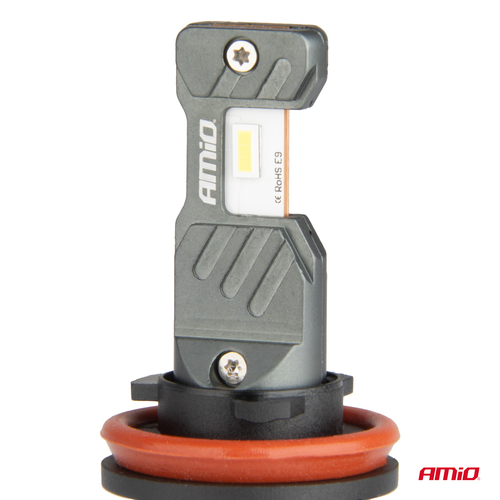 ΛΑΜΠΕΣ LED H8/Η9/Η11/Η16 12V 60W 6.000K 5.600lm +400% LED CAN-BUS HYBRID SERIES AMIO - 2 ΤΕΜ.
