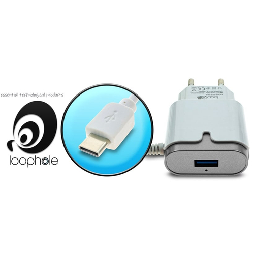 LOOPHOLE AC Adapter Type-C SILVER