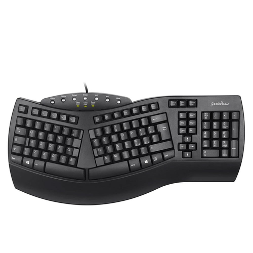 Εργονομικό Πληκτρολόγιο USB QWERTY με 7 Multimedia Keys