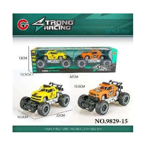 Σετ αυτοκίνητα Τζιπ - 2pcs - 9829-15 - 524135