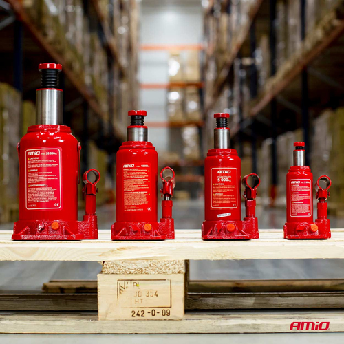 ΓΡΥΛΟΣ ΥΔΡΑΥΛΙΚΟΣ 5 ΤΟΝΩΝ (5.000kg) ΑΝΥΨΩΣΗ: 195-380mm ΜΕ ΒΑΛΙΤΣΑΚΙ AMIO - 1 τεμ.